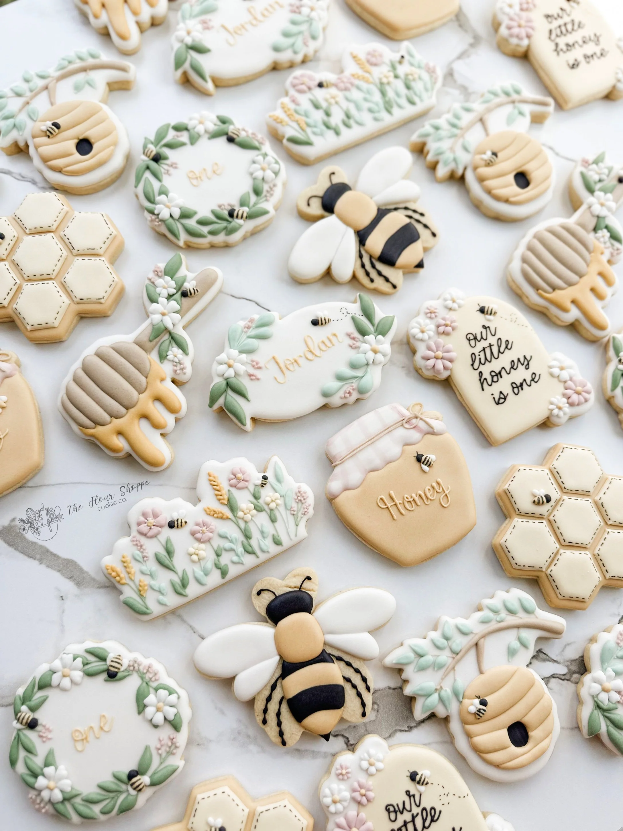 Honey Bee Cookies — Blog 1 — The Flour Shoppe Cookie Co